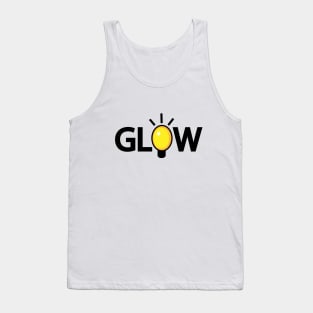 Glow glowing artistic design Tank Top